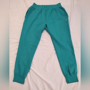 Champion Reverse Weave Teal Jogger Sweatpants Sz XL